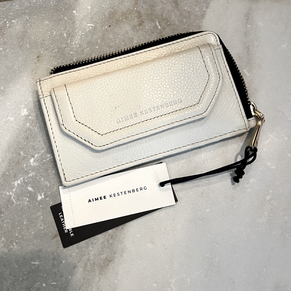 Aimee Kestenberg wallet 5 slots, zip key pouch